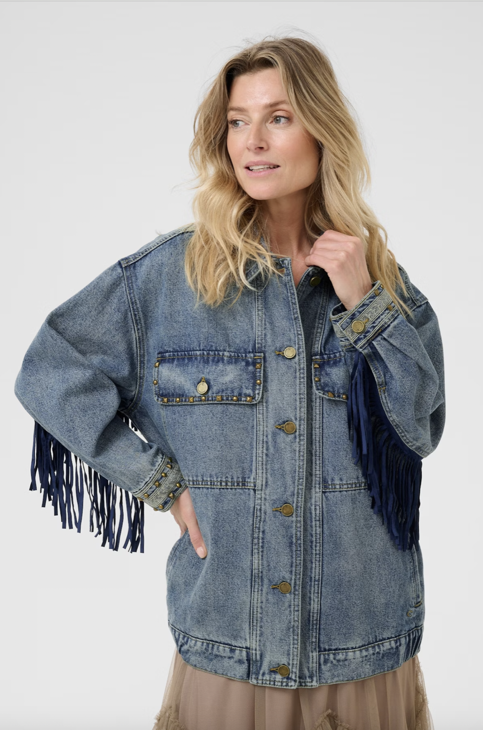 Cream Denim Jacket Kos 10614018