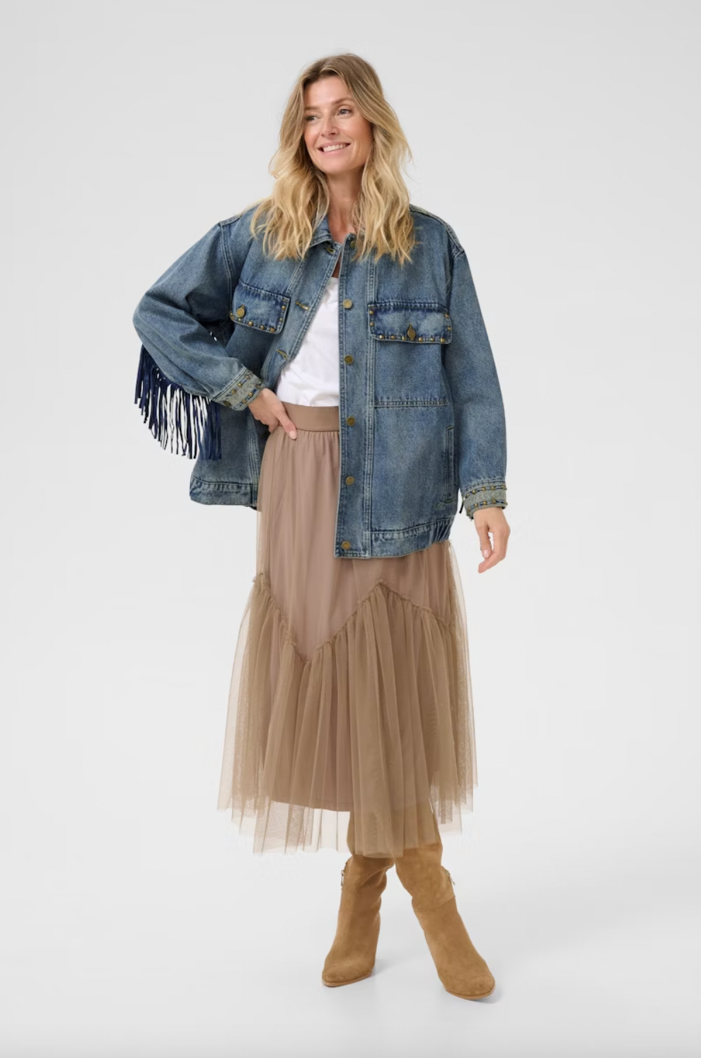 Cream Denim Jacket Kos 10614018