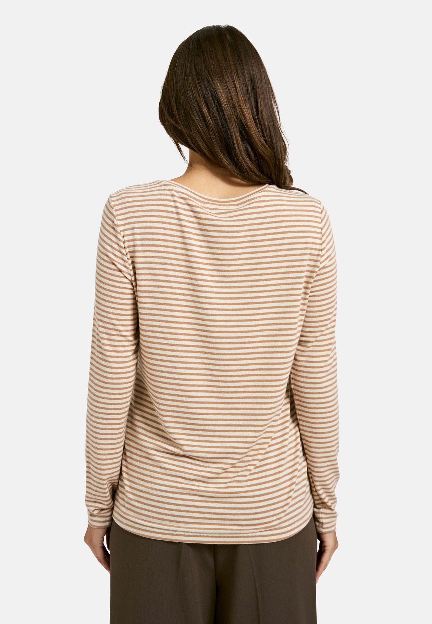 Smith & Soul Beige Stripe T-Shirt 0825-0825