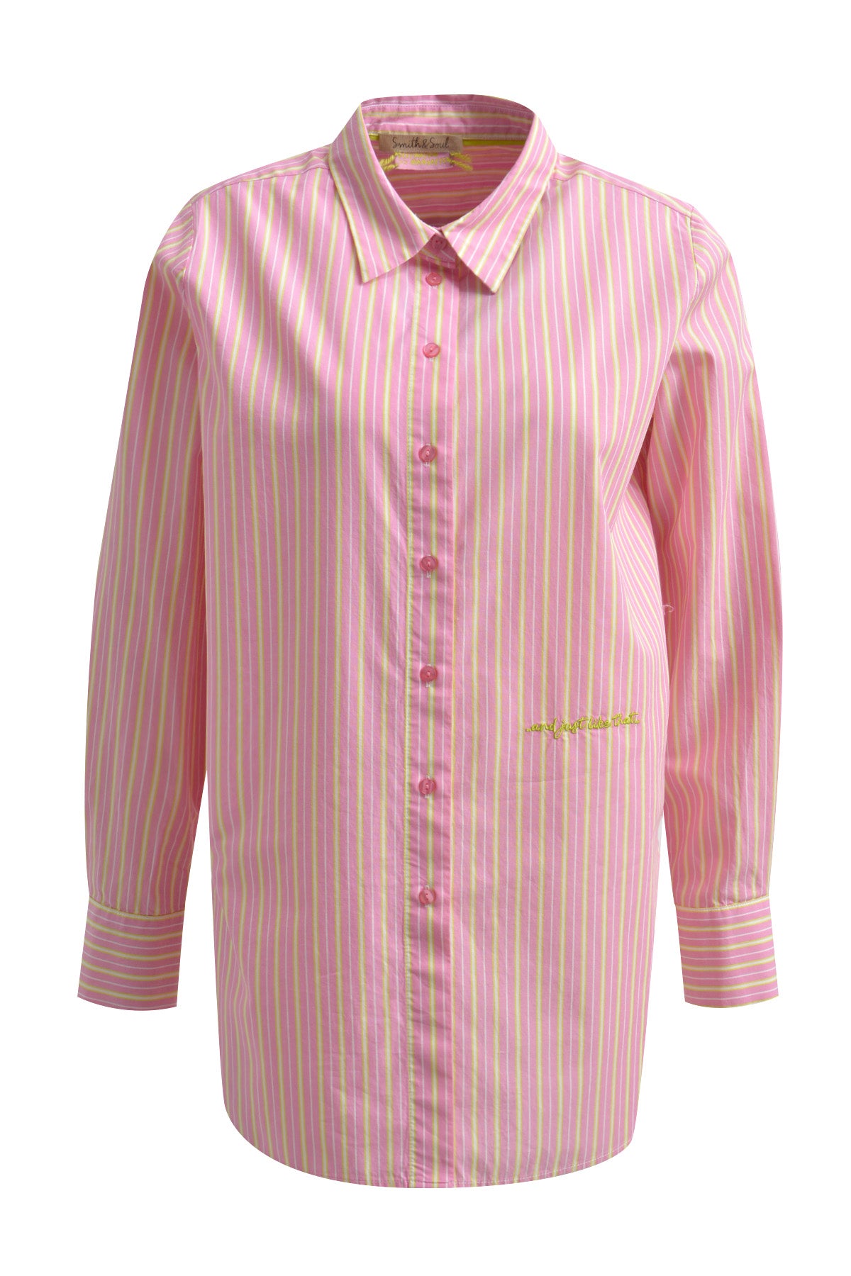 Smith & Soul 0224-0300-STR cotton stripe t-shirt