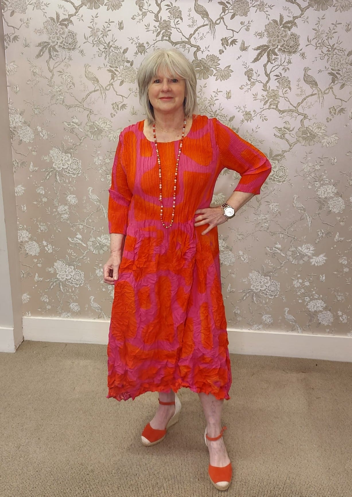 Alquema Pink Tucson Smash Dress ADC544