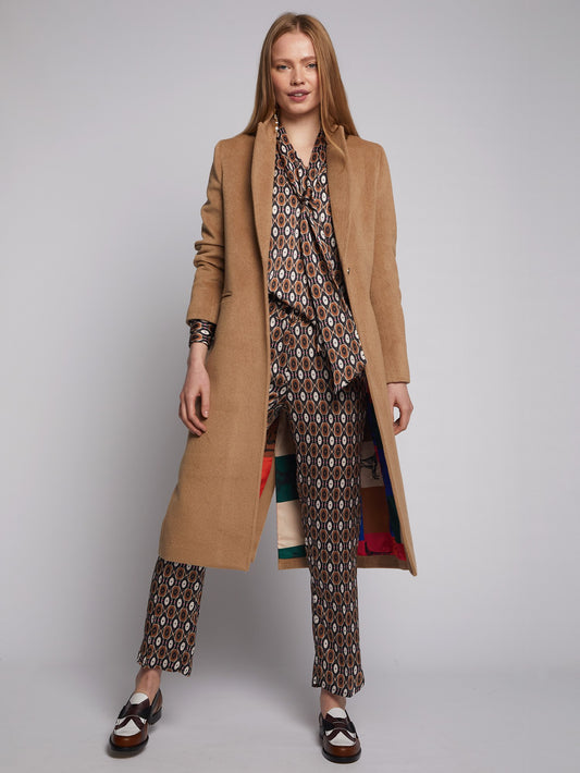 Vilagallo Camel Coat