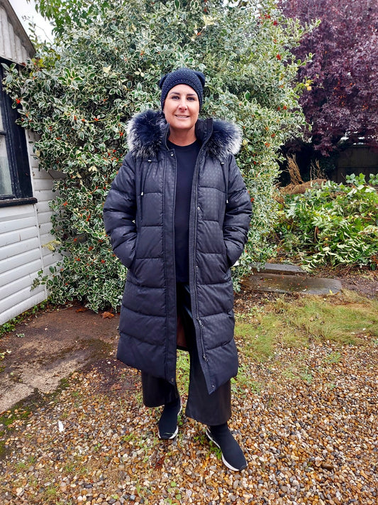 Frandsen Long Black Coat