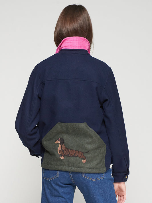 Vilagallo Navy Jacket 32828