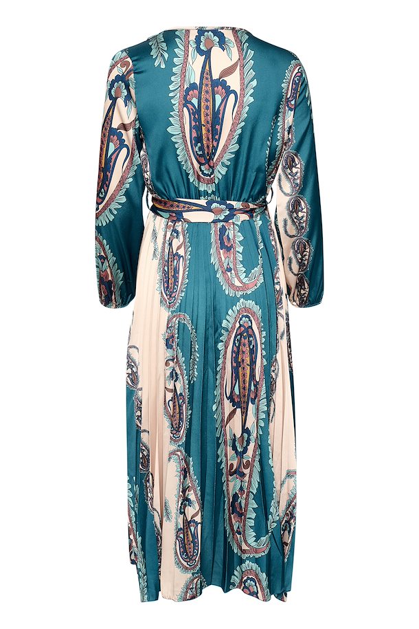 Cream Paisley Print Dress