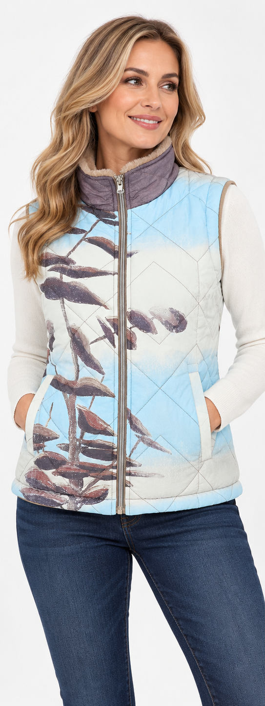 Dolcezza Printed Gilet 76851
