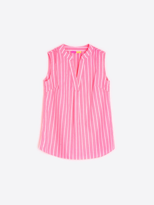Vilagallo Stripe Sleeveless Top 32479