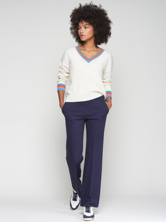 Vilagallo Navy Trousers 32787