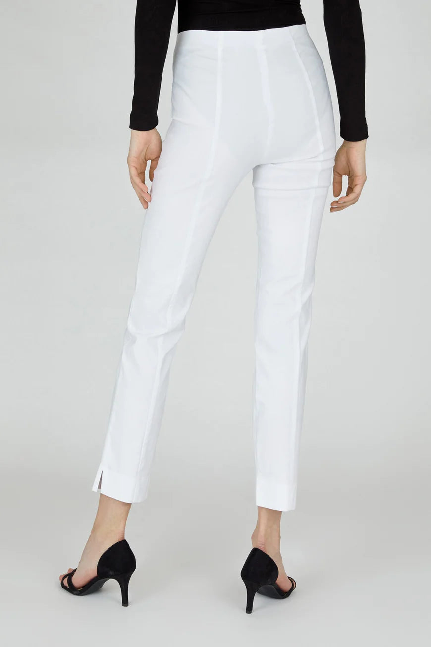 Robell White Marie Trousers