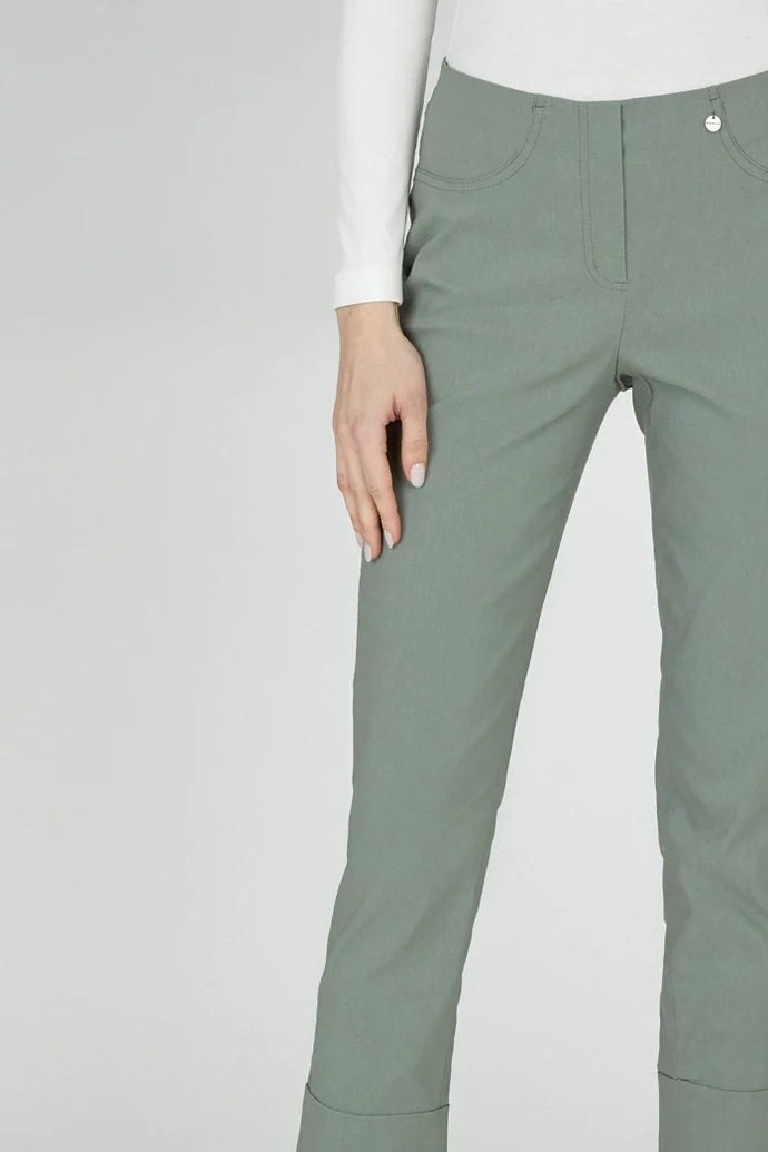 Robell Bella Khaki 7/8 Trousers