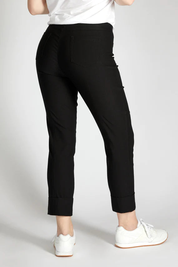 Robell Bella Black 7/8 Trousers