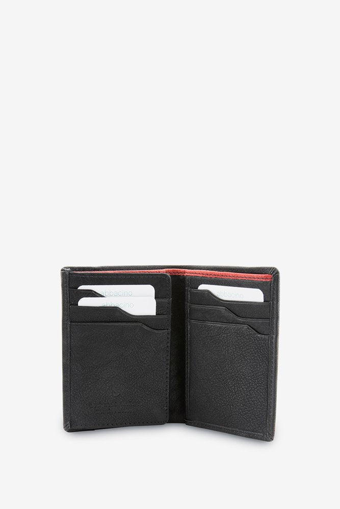 Abbacino Leather Wallet Son Marc 70264 BLACK