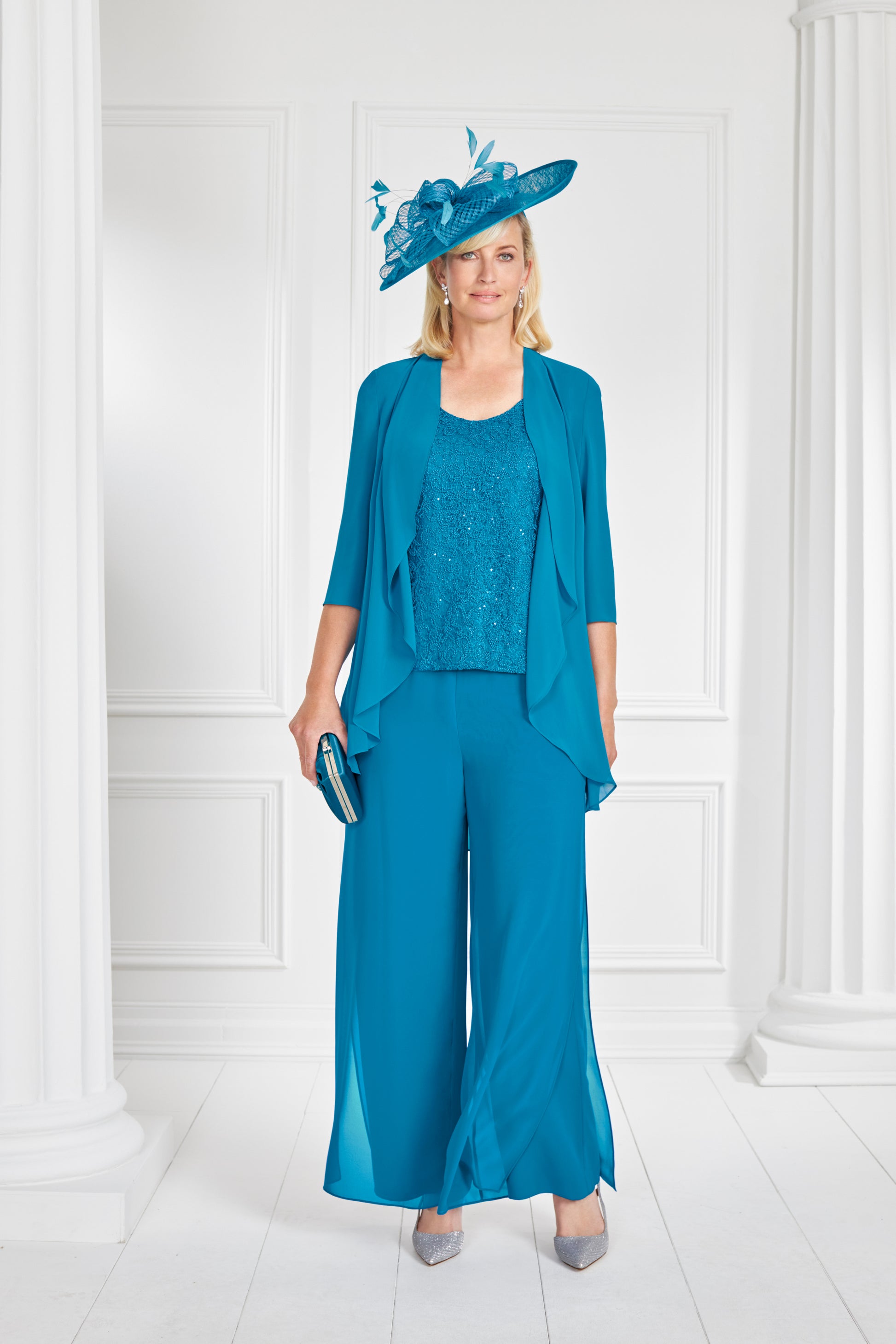 Condici Turquoise Trouser Suit – N.Shelley