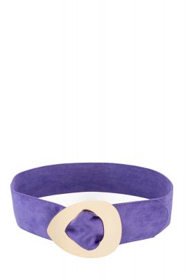 Alex.Max Purple Wide Belt