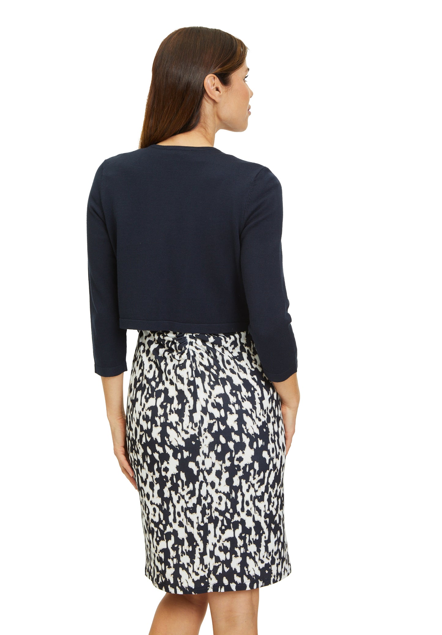 Betty Barclay Navy Knitted Bolero