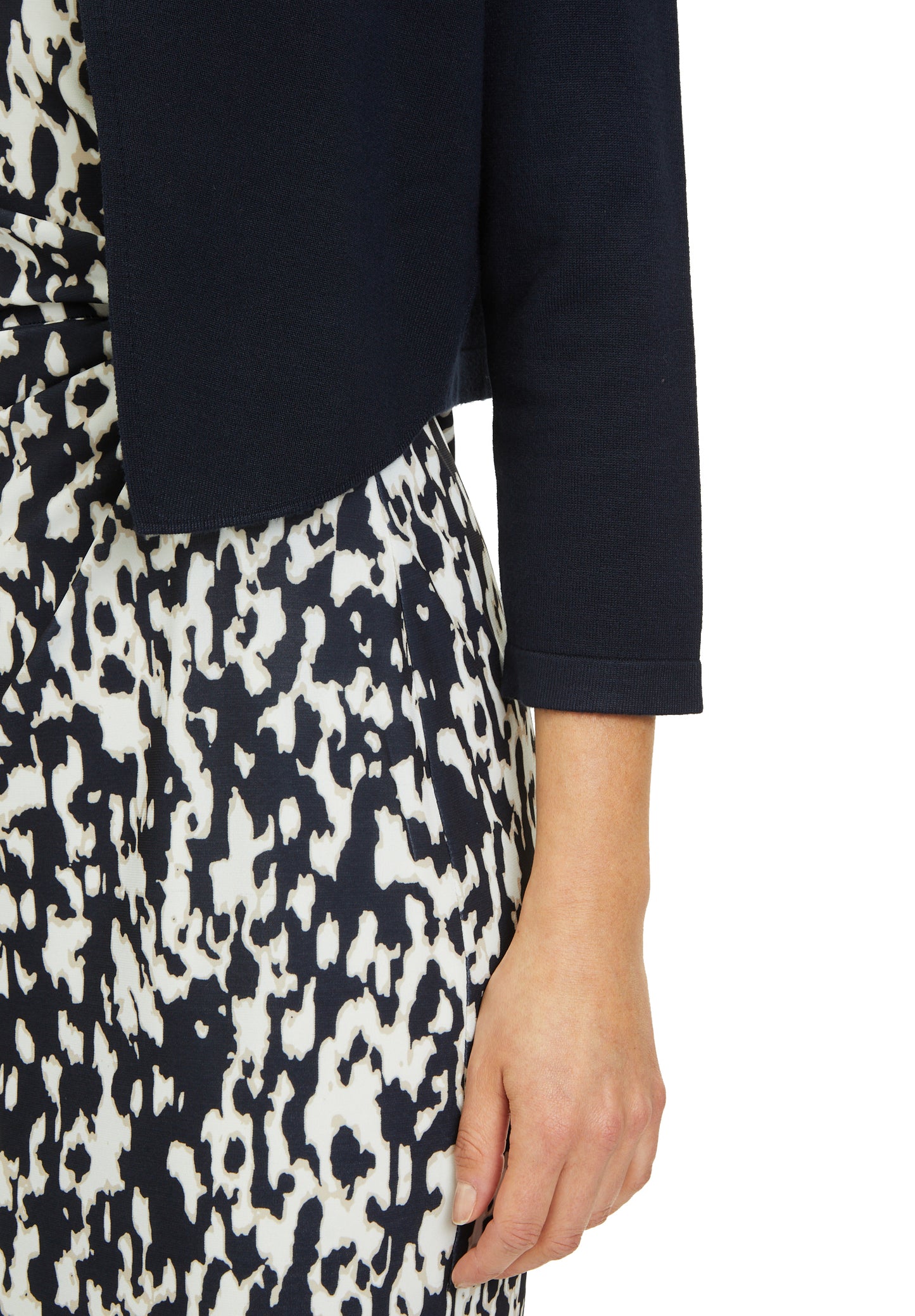 Betty Barclay Navy Knitted Bolero