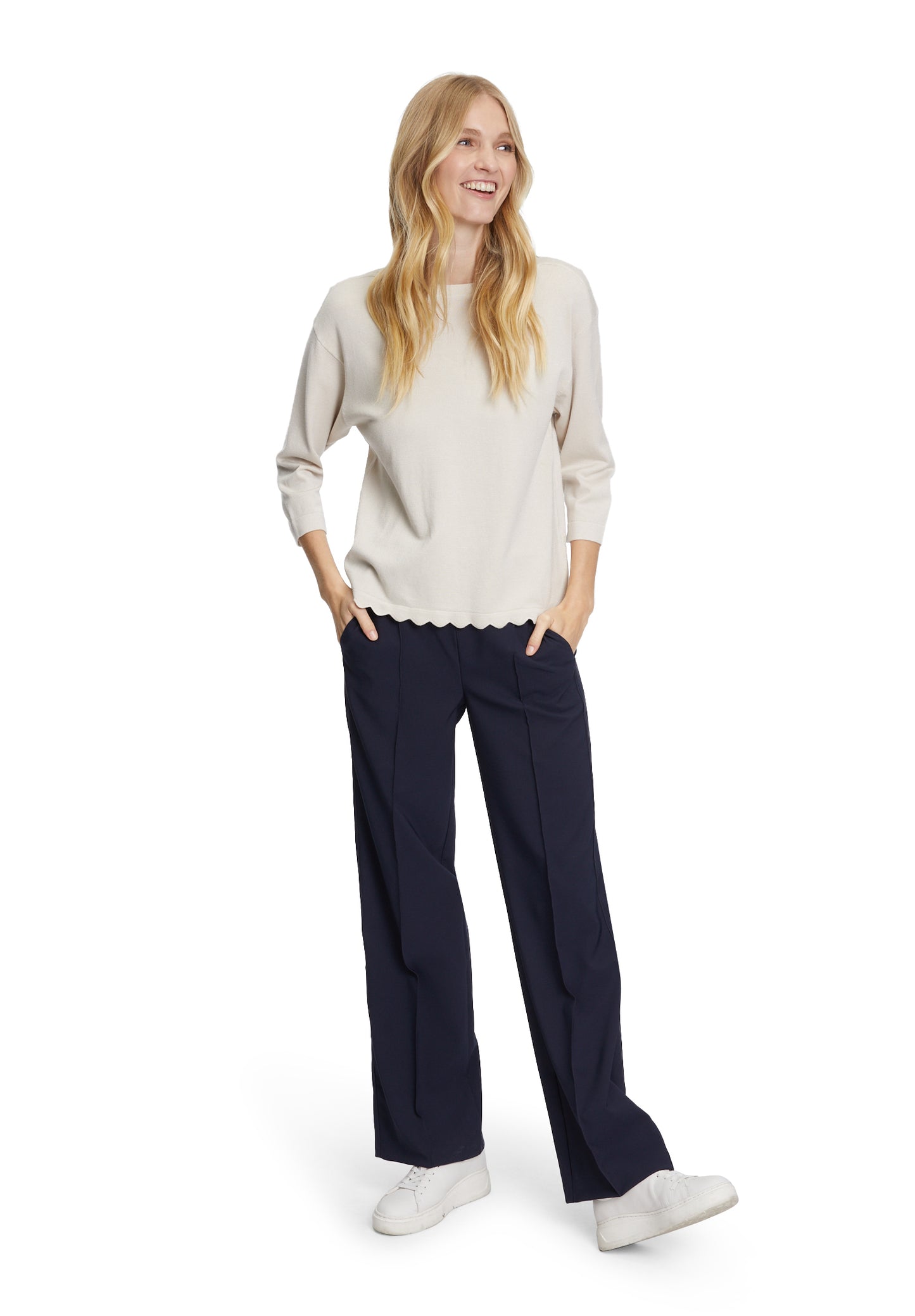 Betty Barclay Scallop Hem Sweater