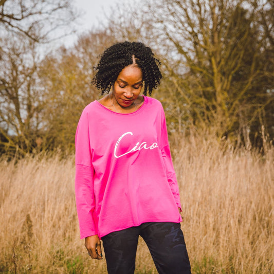 Tilley & Grace Fuschia Ciao Sweatshirt