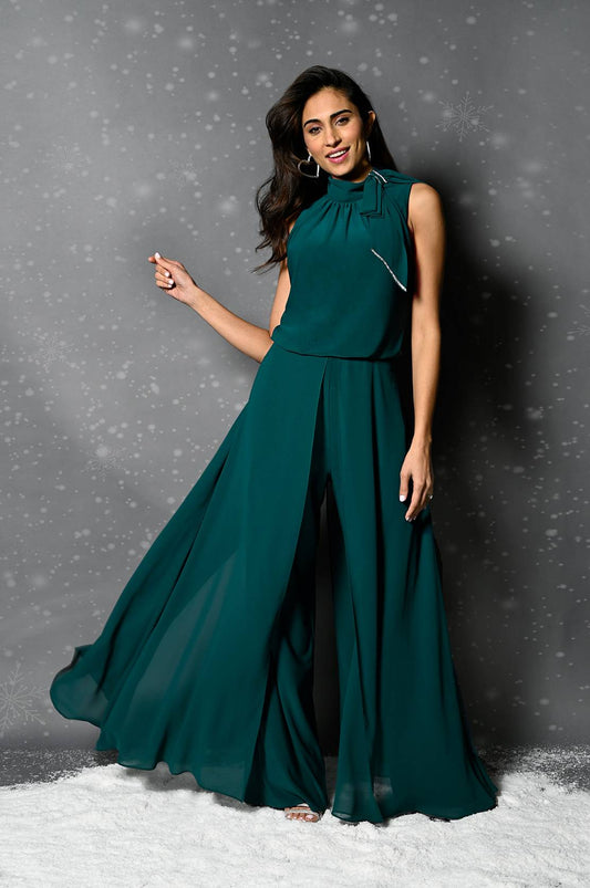 Frank Lyman Georgette Jumpsuit