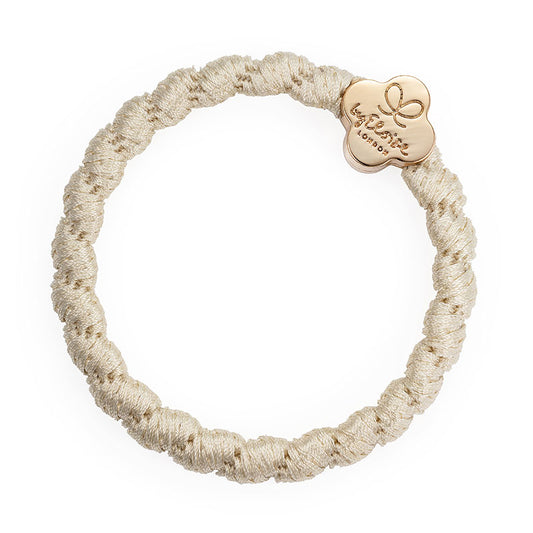 ByEloise Gold Quatrefoil Woven Band