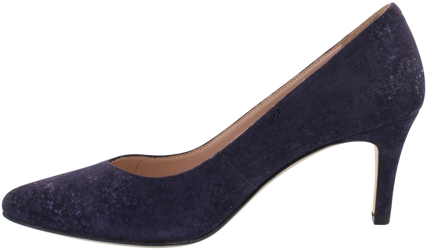 Capollini Navy Court Shoes