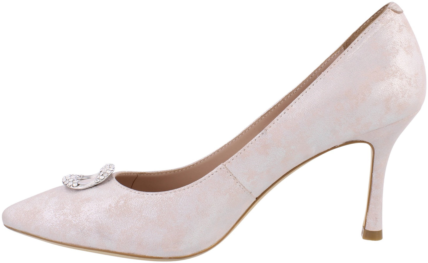 Capollini Pink Shimmer High Court Shoes