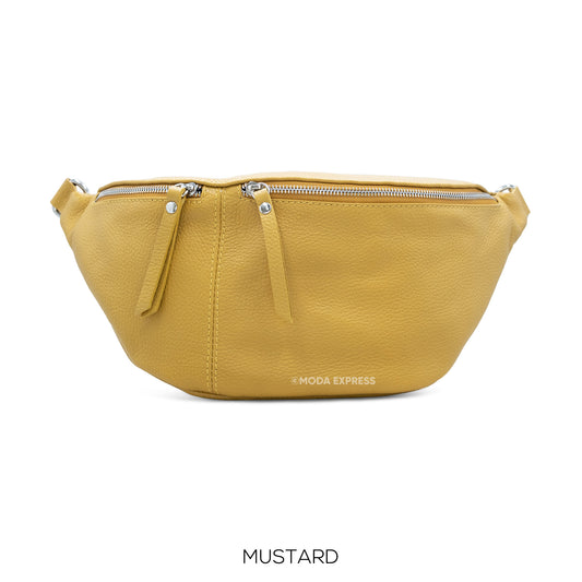 Moda Large Mustard Sling Bag