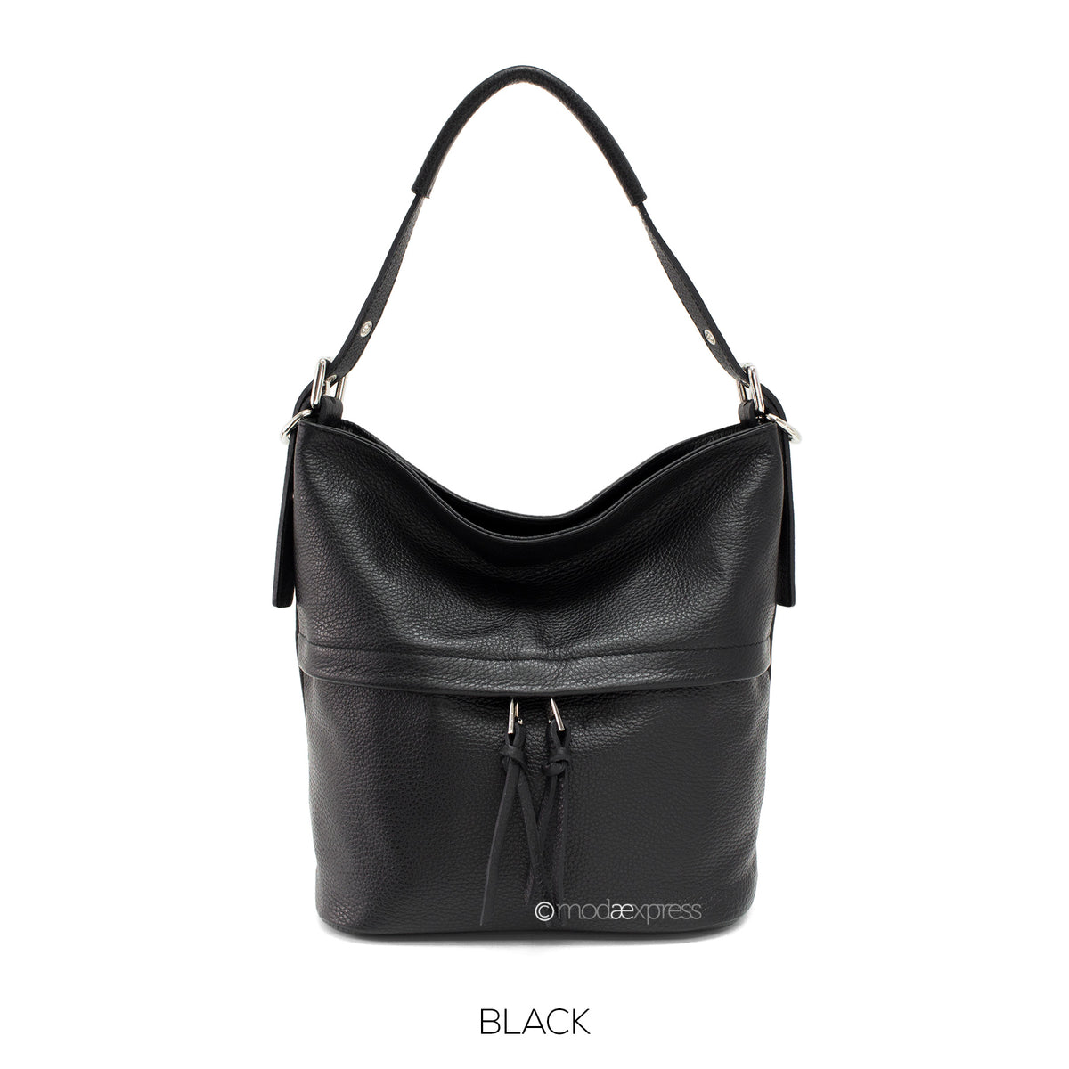 Moda ITAL02033 Zip Front Shoulder Bag – N.Shelley
