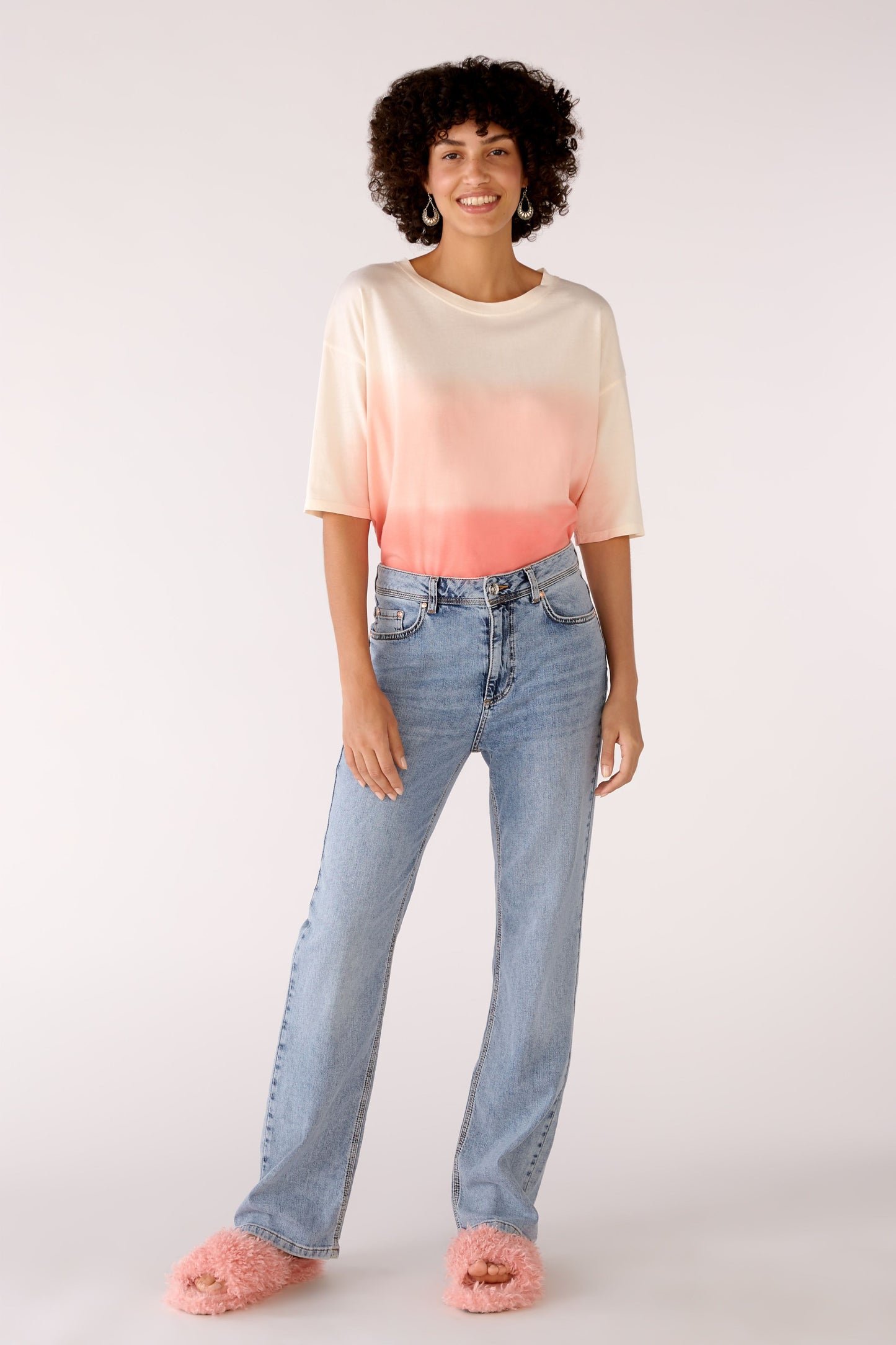 Oui Straight Leg Jeans