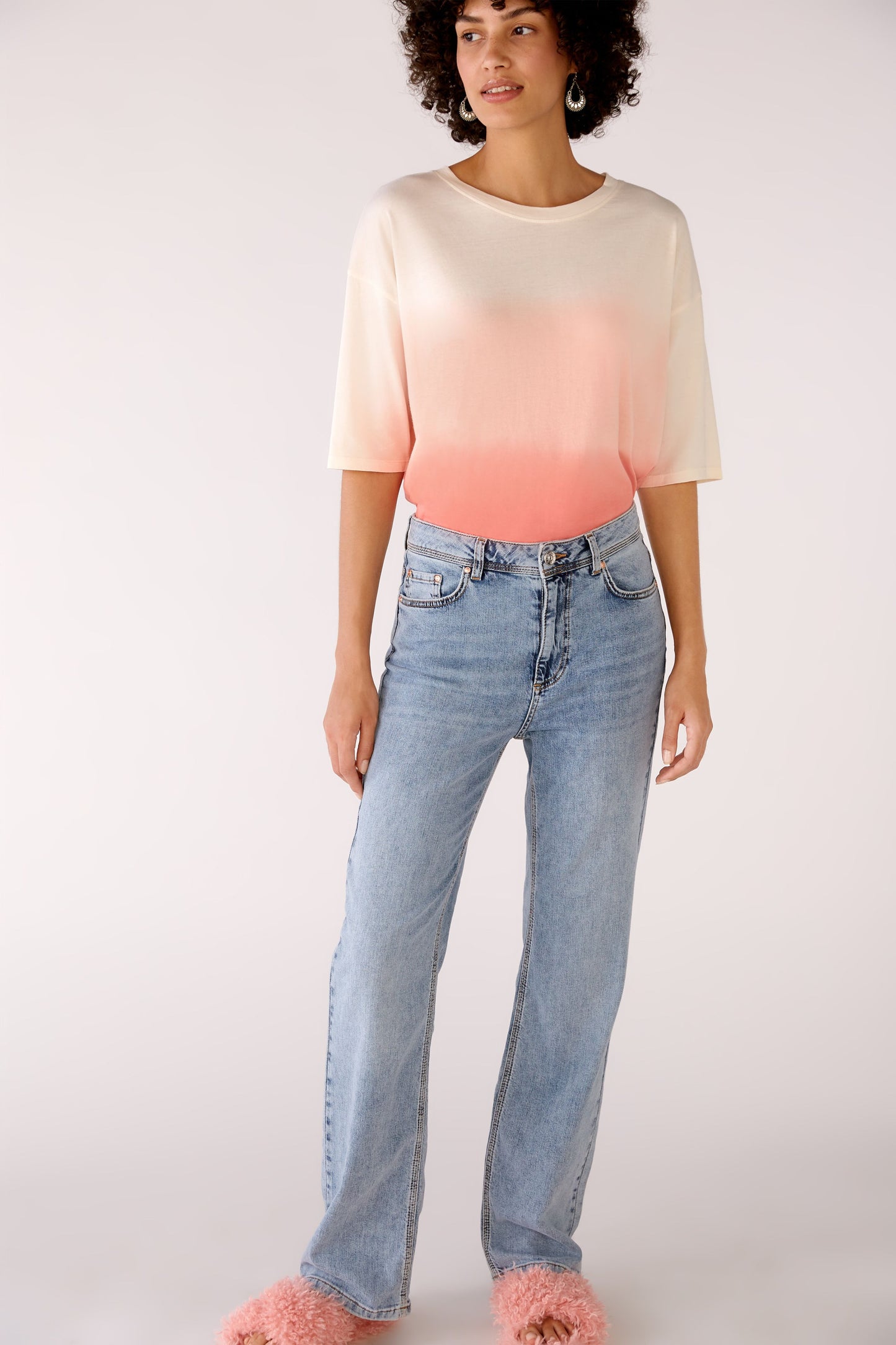 Oui Straight Leg Jeans