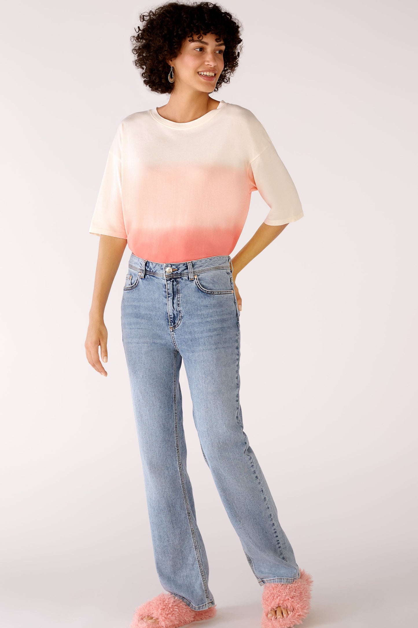 Oui Straight Leg Jeans
