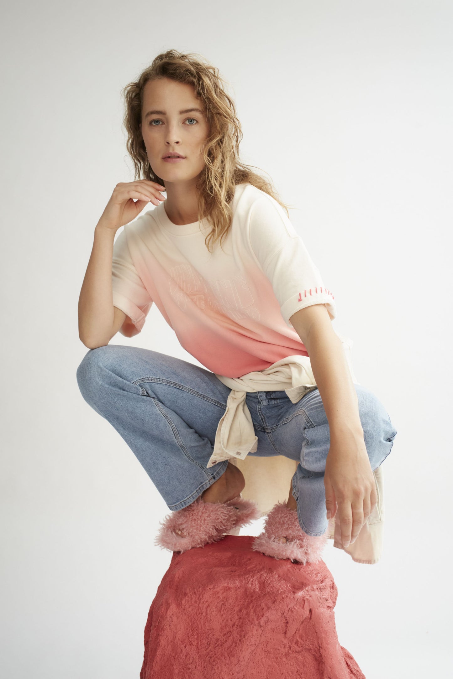 Oui Straight Leg Jeans