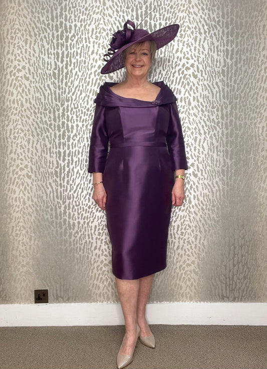 Veni Infantino Aubergine Dress