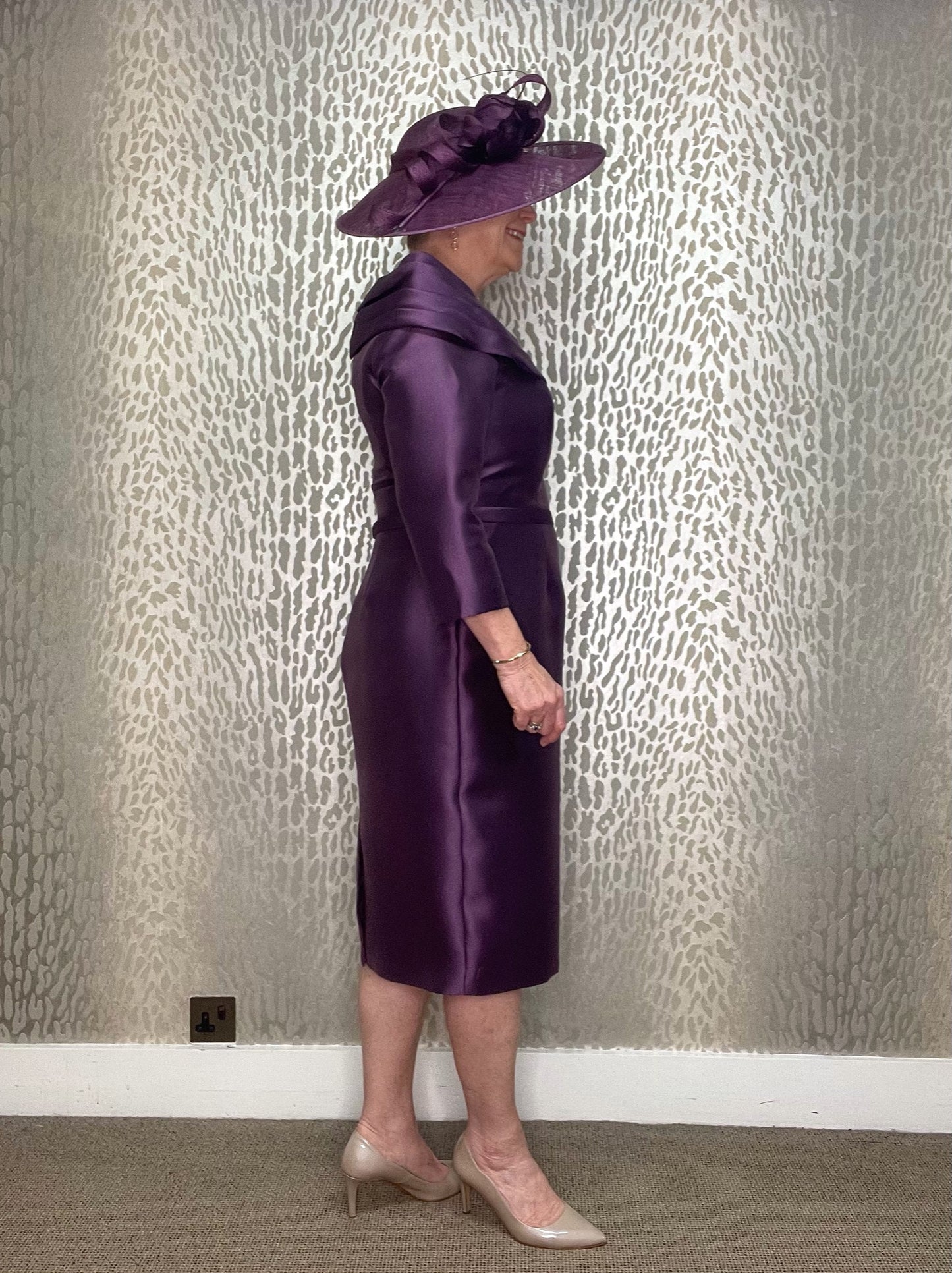 Veni Infantino Aubergine Dress