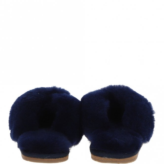 Fenland Suzy Navy Slider Slippers