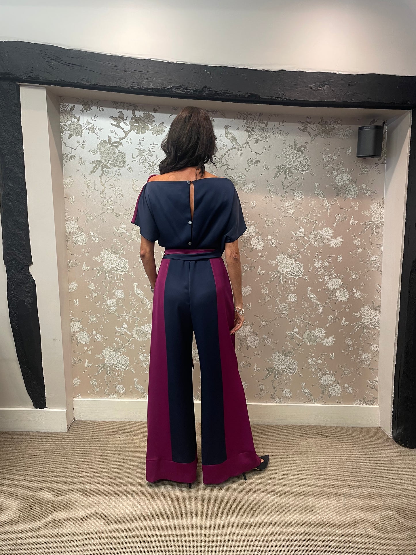 Kevan Jon Two-Tone Kimi Jumpsuit